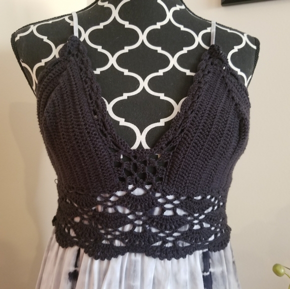 Tiedye crochet maxi dress - Picture 2 of 4